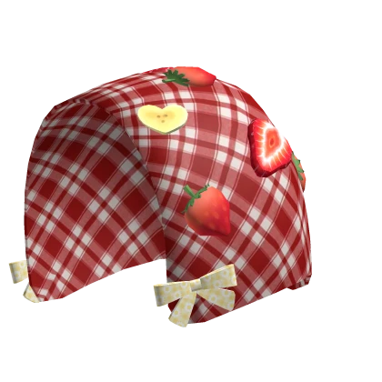 Harajuku Igari Strawberry Banana Igari Headscarf