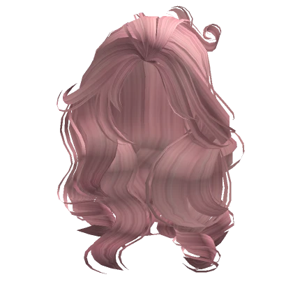 Voluminous Foxy Hairstyle in Pink