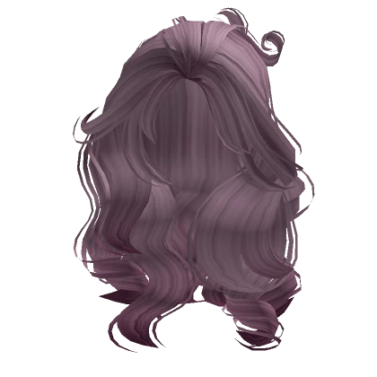 Voluminous Foxy Hairstyle in Purple Pink