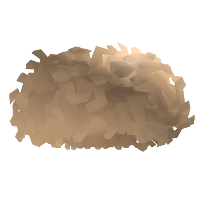 Blonde Medium Curly Afro