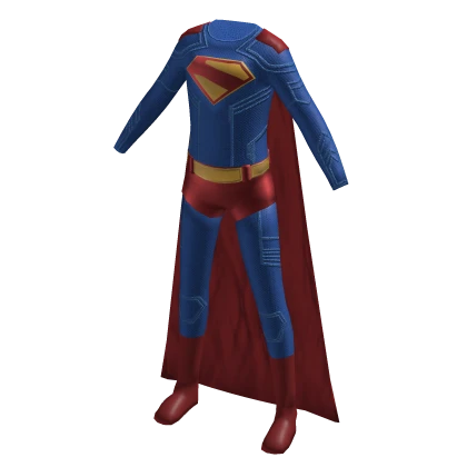 🌍 Superman's Iconic Superhero Suit with Cape