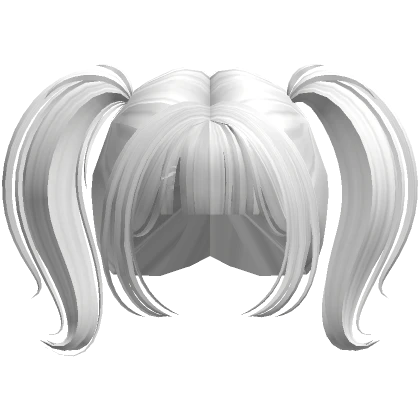 Kawaii Anime  Mini-Pigtails ( White )