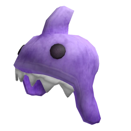 Purple  Shark Cute Ushanka
