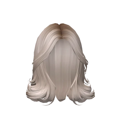 Blonde Voluminous Curtain Bangs