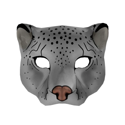 Leopard mask (snow)