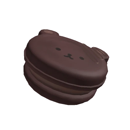 Chocolate Bear Macaron Snack