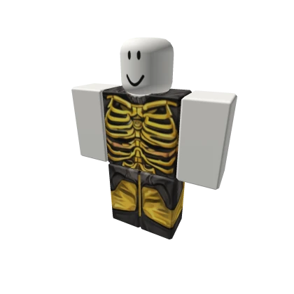 Gold Skeleton Pants