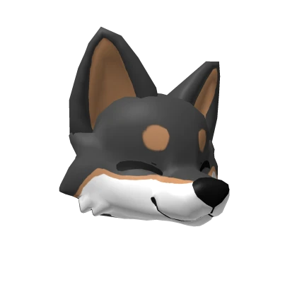 Happy Gray Shiba Inu Furry