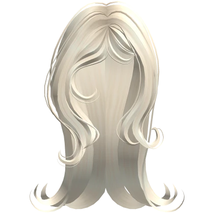 ♡ long swooped girly hair in beige