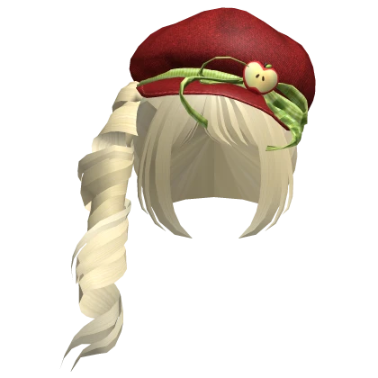 cheap igari mori kei apple beret side pony yellow