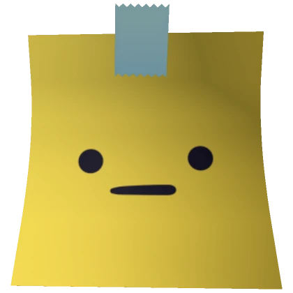 ._. Sticky Note Mask