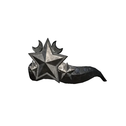 Black Silver Stardust Delight Crown