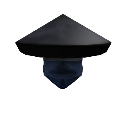 Dark Samurai Hat With Mask