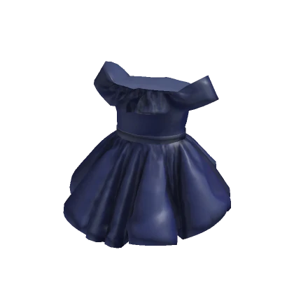 Blue Ruffle Dress