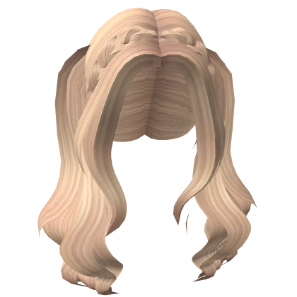 Heaved High Pigtails w/ Braids (Blonde)