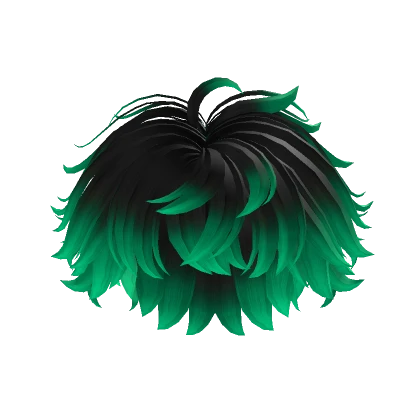 Green Tipped Hair