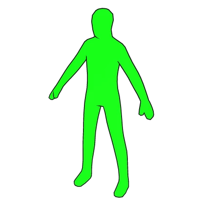 Green Avatar Highlights Outline