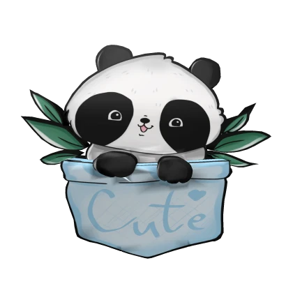 Panda Shirt  Pocket