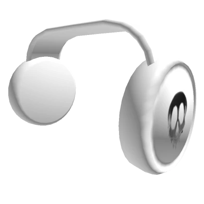 White Skull Headphones