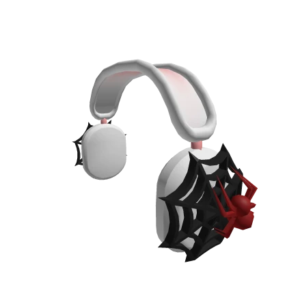 Red Spider Web Headphones (WHITE)