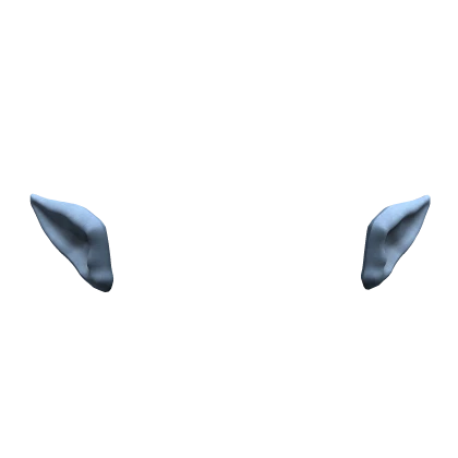 Blue Pointy Elf Ears