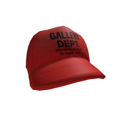 Red Gallery Dept Trucker Cap