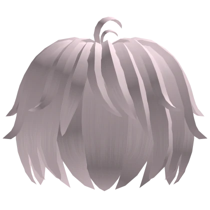 Cute Messy Anime Boy Hair in Baby Pink