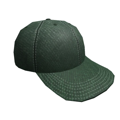 Green Denim Cap