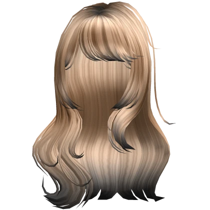 ♡ elegant long wavy hair (blonde n black)