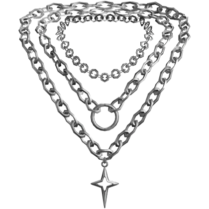 Silver Chain Y2K Star Layered Necklace 3.0
