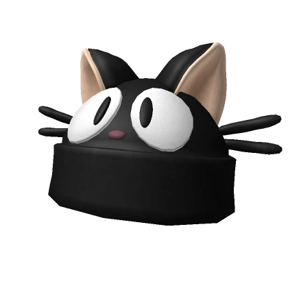 Black Cat Cute Beanie