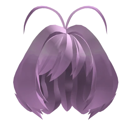 Purple Short Bob Hair