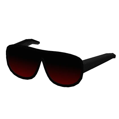 Red Blacked-Out Shades