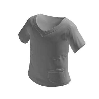 Medical Scrubs Hospital Shirt - Grey