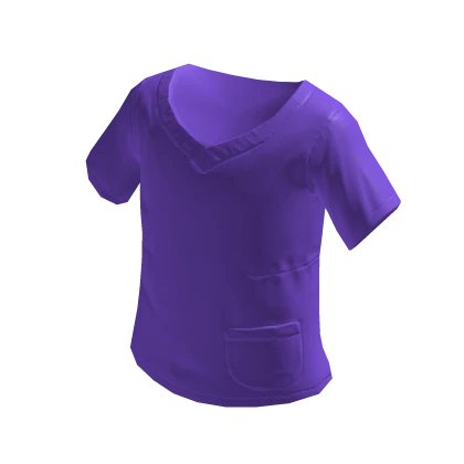 Medical Scrubs Hospital Shirt - Purple