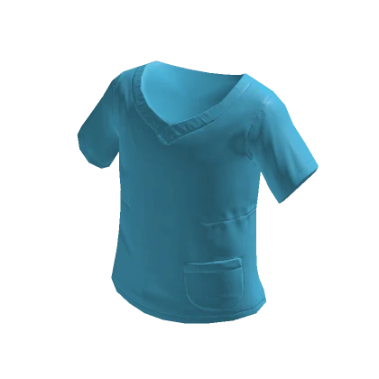 Medical Scrubs Hospital Shirt - Blue