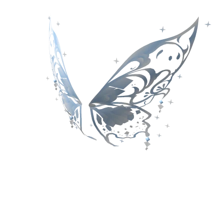 Pastel Blue Royalty Clan Butterfly Wings