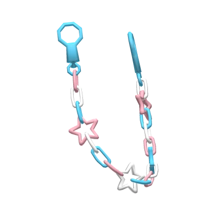 trans pride 1.0 left kidcore wallet chain