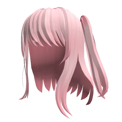 🍀One-sided Ponytail Pink Hair