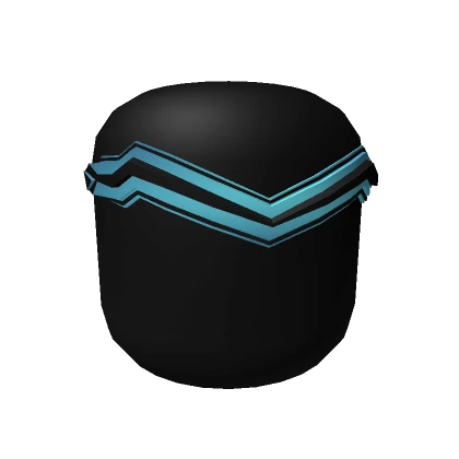 Dark Visor head (Aqua Blue)