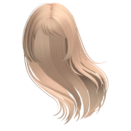 Blonde Wind Blown Long Hair