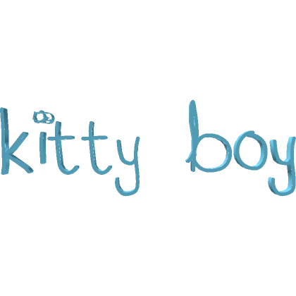 kitty boy blue