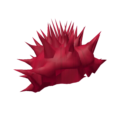 Red Spiky Hair Demured