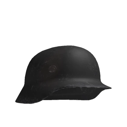 Damaged Steel Helmet Gray
