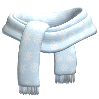 Christmas Blue Scarf