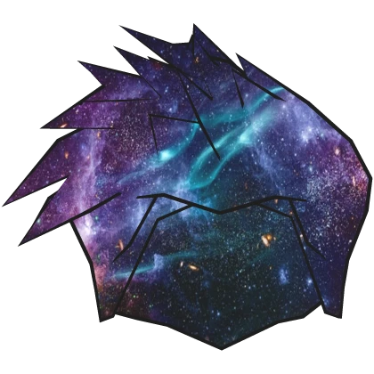 Beatiful Galaxy Glitch Hair
