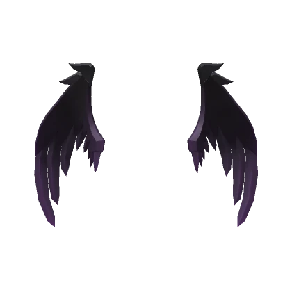 Fallen Purple Head Wings