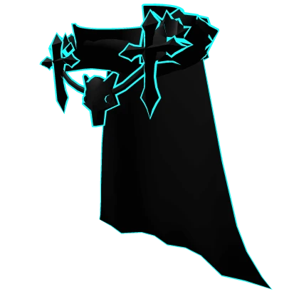 Cartoony Blue Void Cape