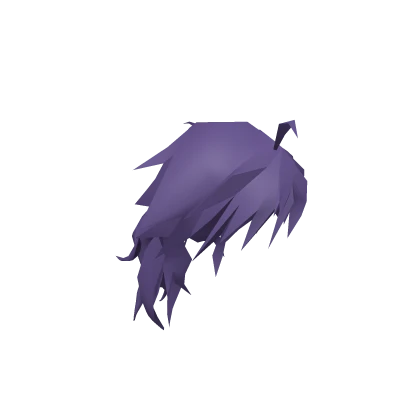 Spiky Wolf Ponytail (Purple)