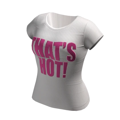 'THAT'S HOT' Y2K Tee | Pink